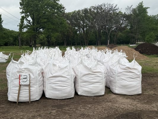 JKB Materials sandbags and materials